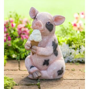 Piggy Garden Parker Statue | Wayfair